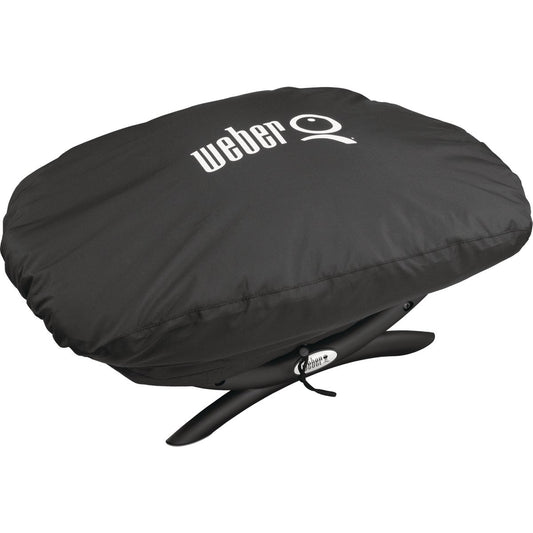 Weber Q 100/1000 27 In. Black Vinyl Grill Cover