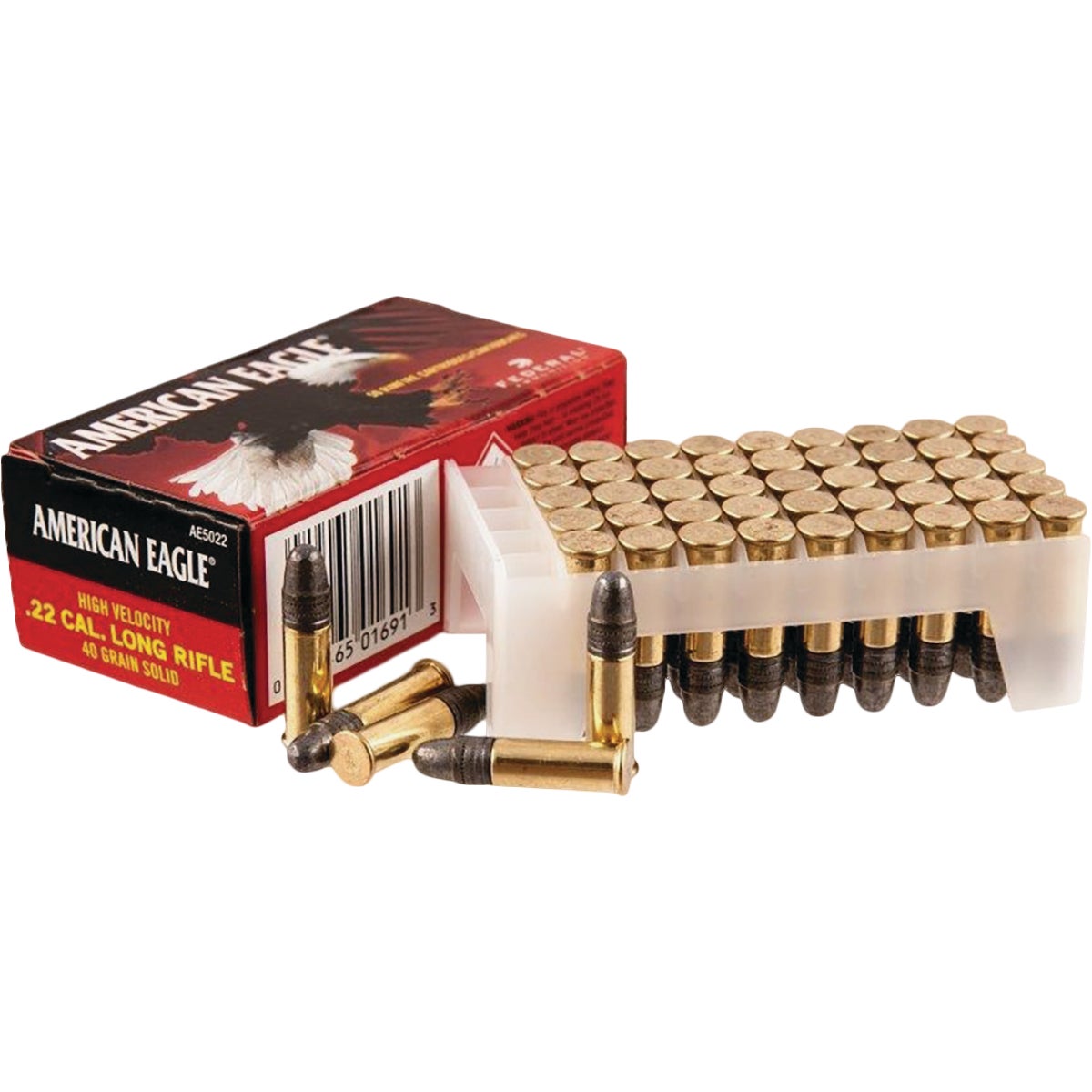 American Eagle Federal .22 LR 40 Grain Solid Rimfire Ammunition Cartridges