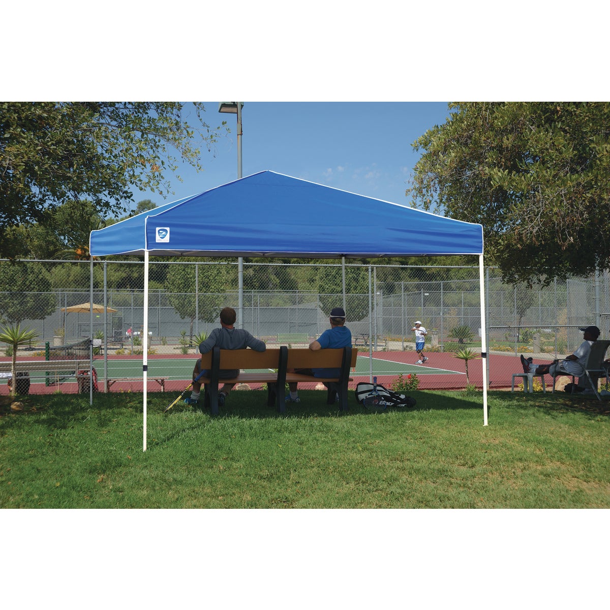 Z-Shade USA Everest 12 Ft. x 12 Ft. Blue Polyester Canopy