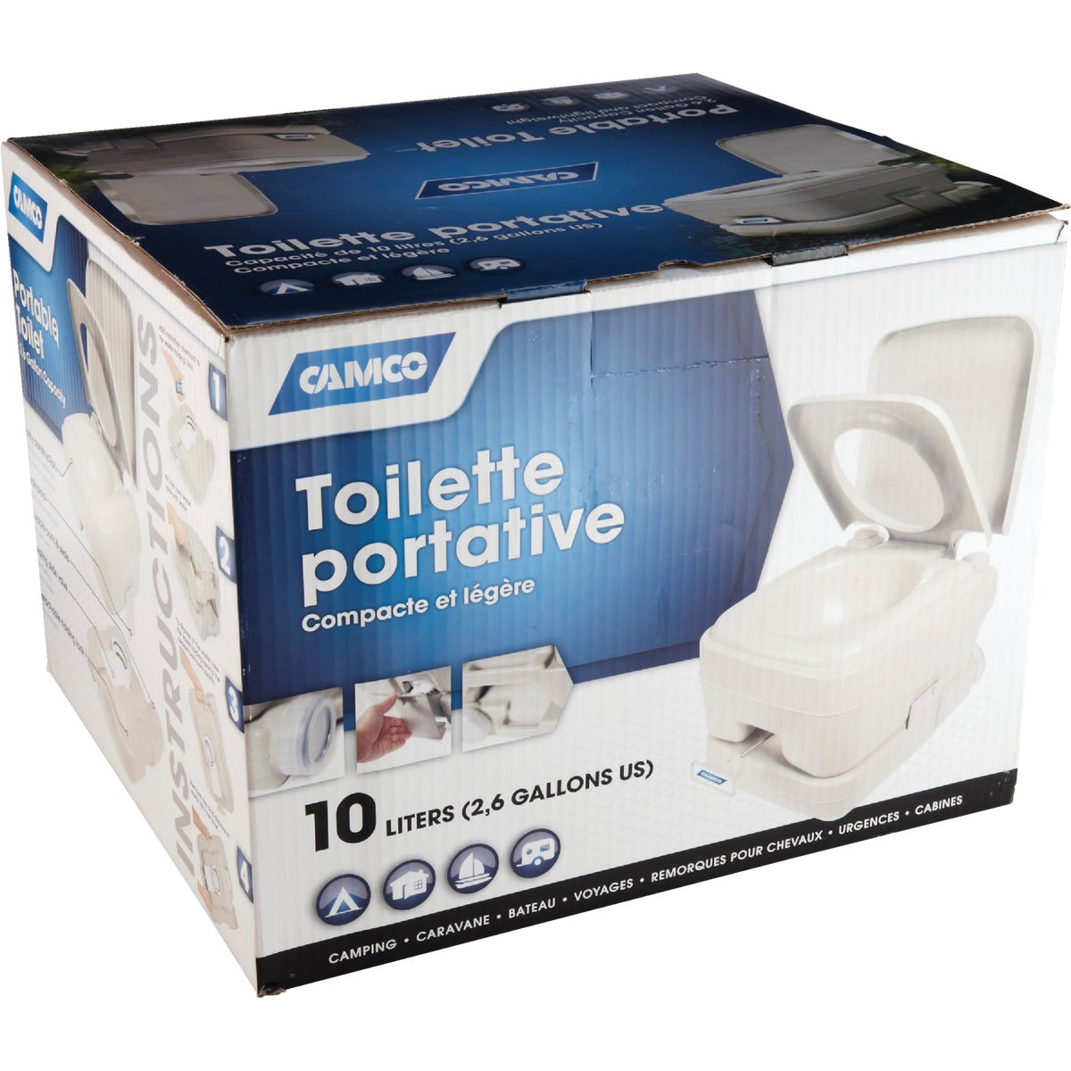 Camco 2.6 Gal. Portable Toilet