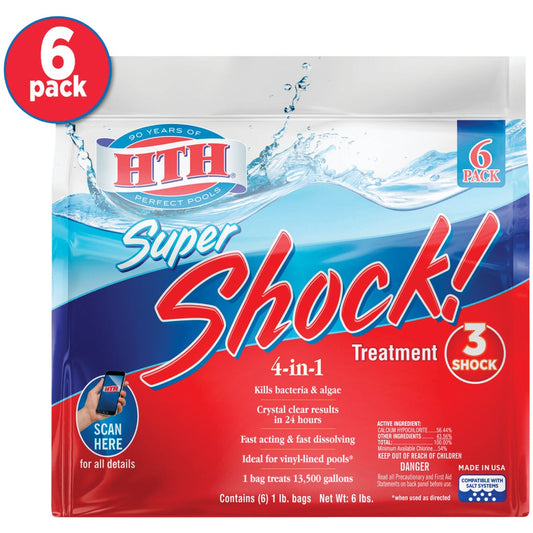 HTH 1 Lb. Super Shock Granule (6-Pack)