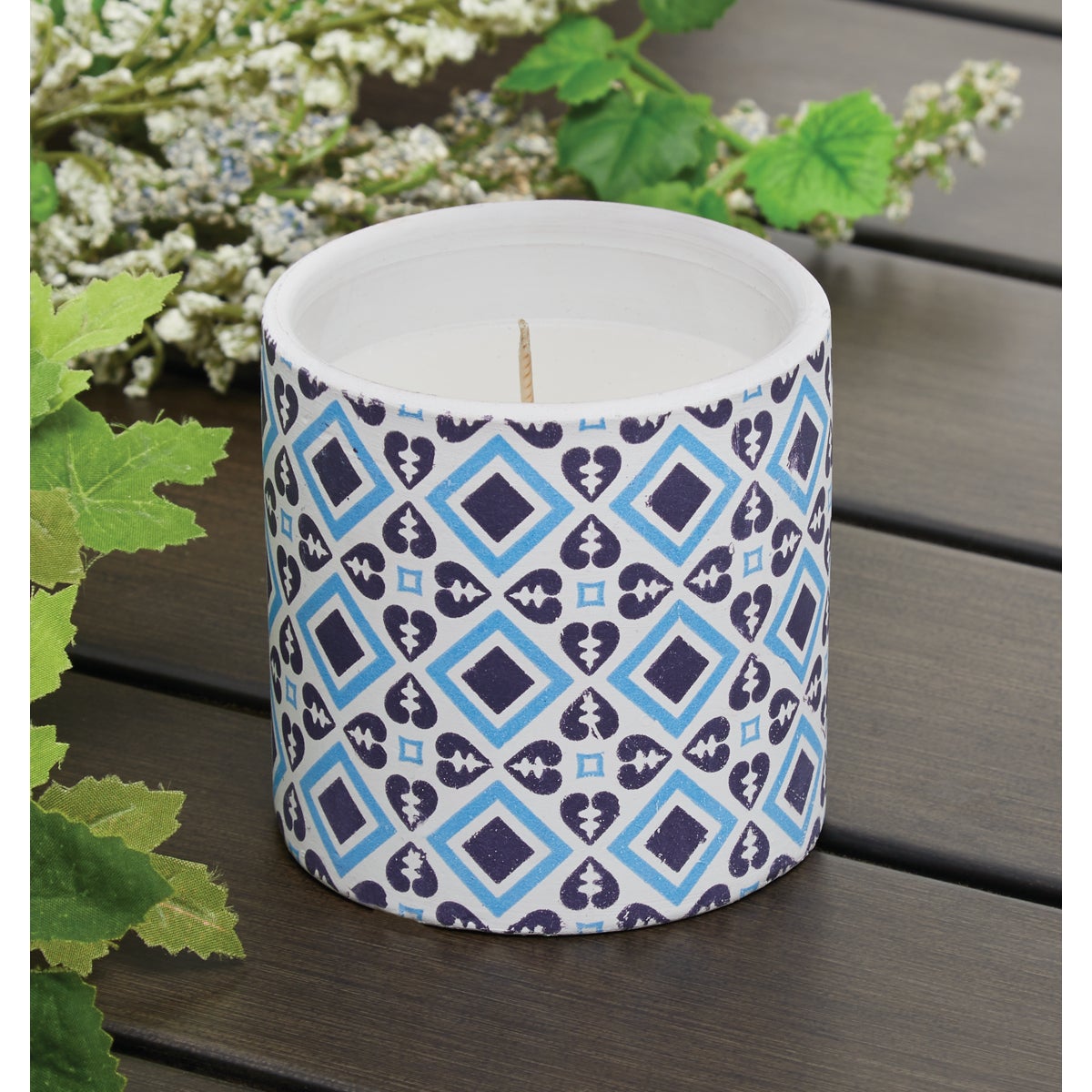 Sierra 8 Oz. Citronella Candle in Ceramic Bowl