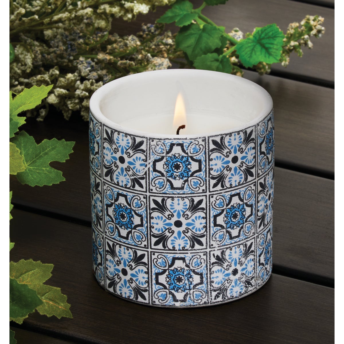 Sierra 8 Oz. Citronella Candle in Ceramic Bowl