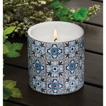 Sierra 8 Oz. Citronella Candle in Ceramic Bowl