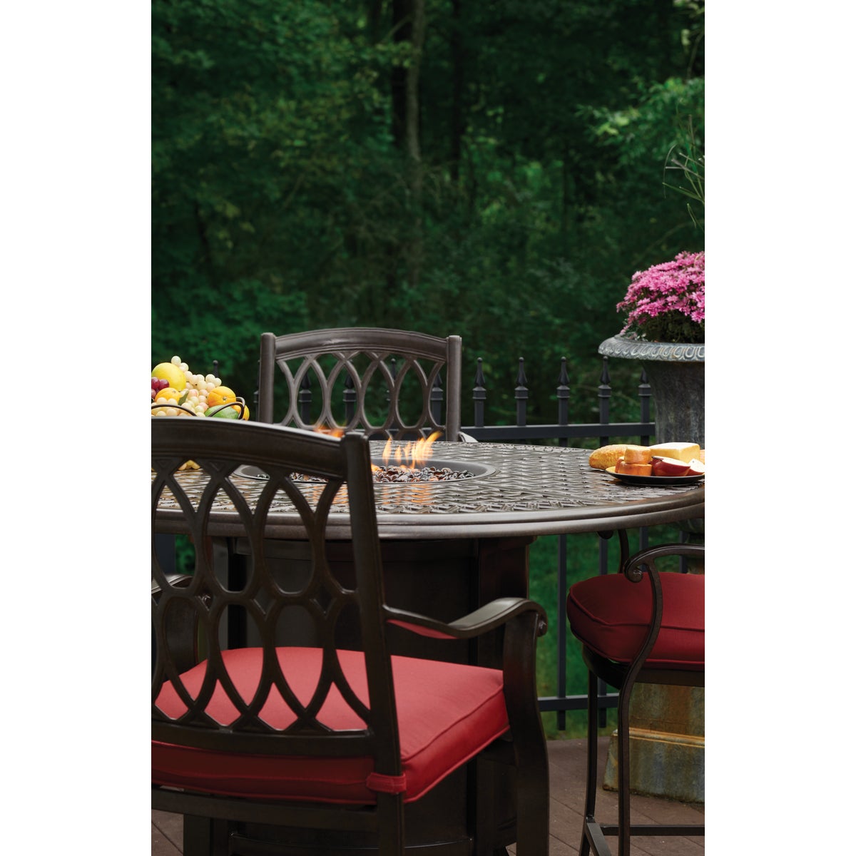 Outdoor Expressions Dondero 6-Piece Aluminum High Dining Set