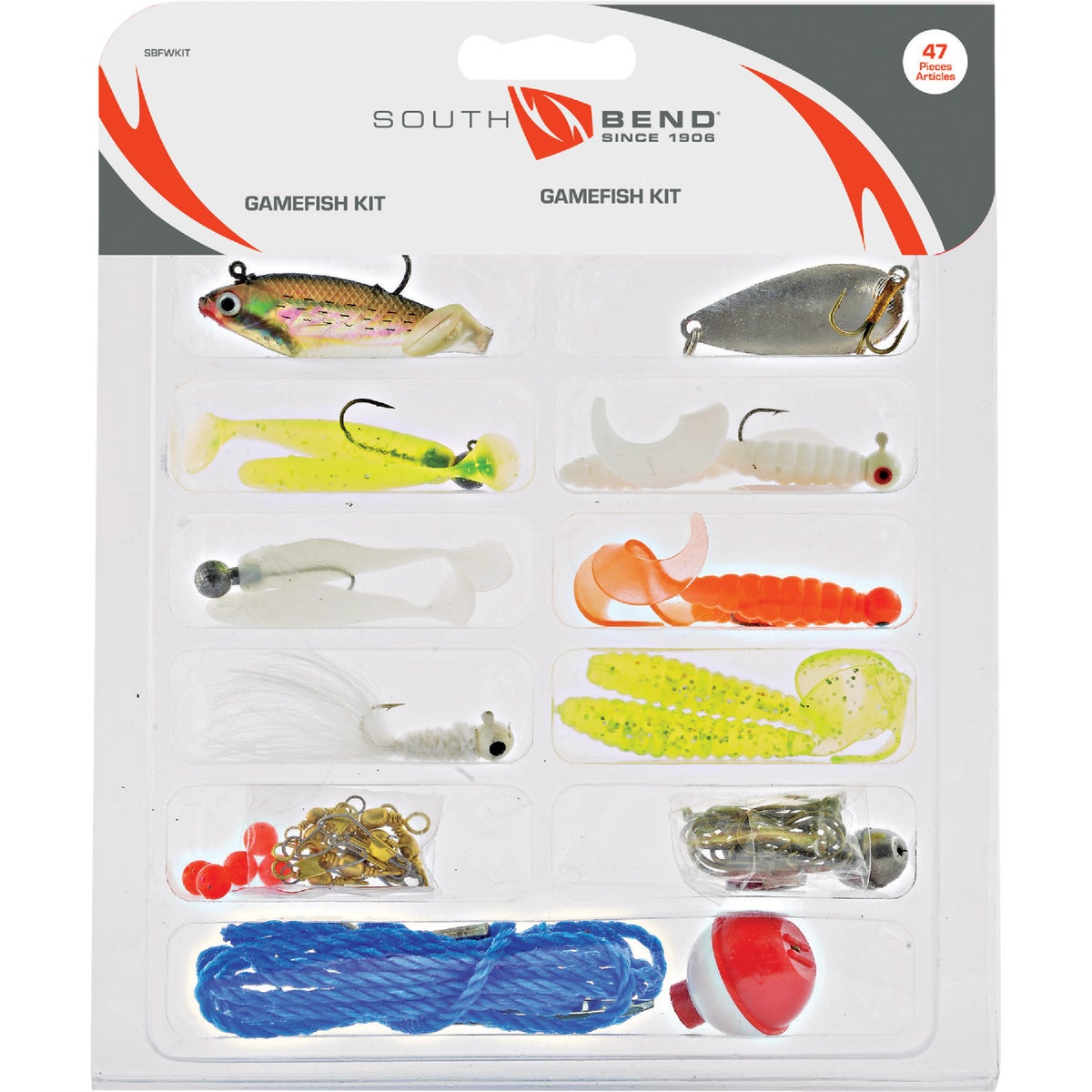 SouthBend 47-Piece Gamefish Fishing Lure Kit