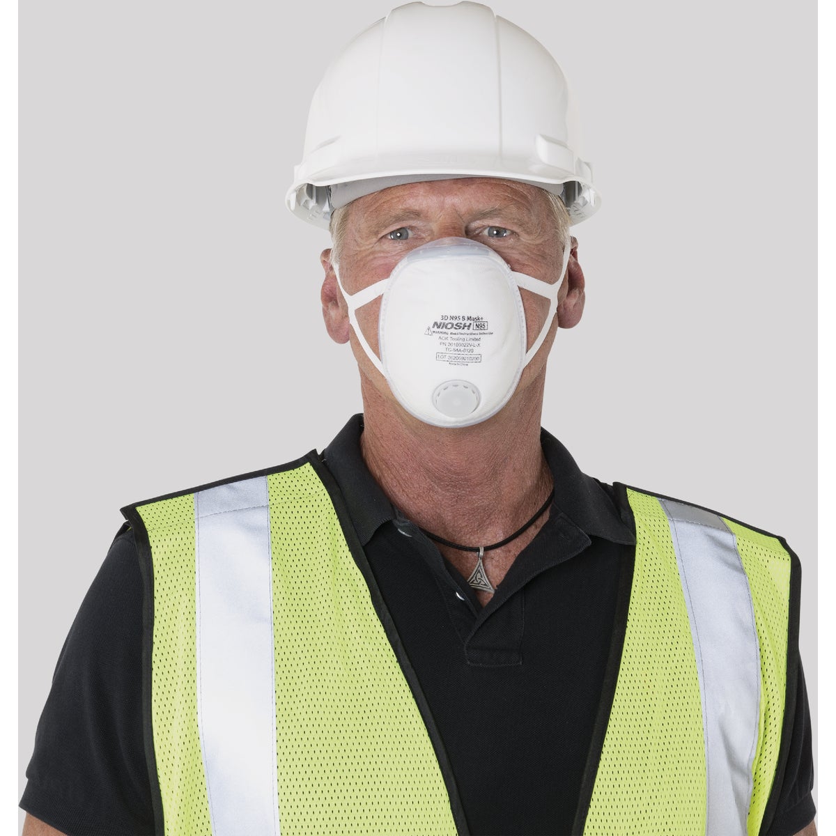 Soft Seal Large 360-Degree Silicone Seal 3D Respirator With Valve (10-Pack)