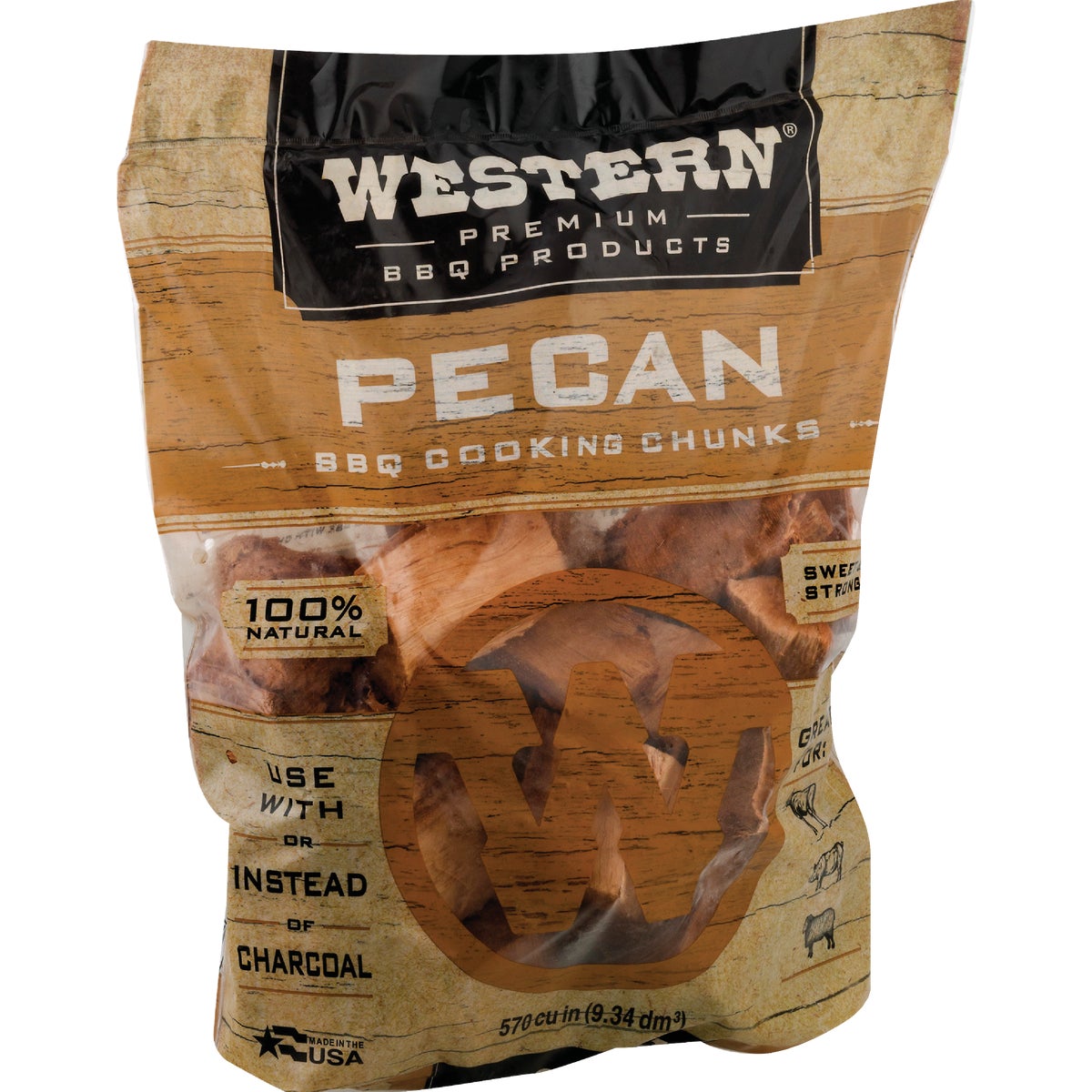 Western 570 Cu. In. Pecan Wood Smoking Chunks