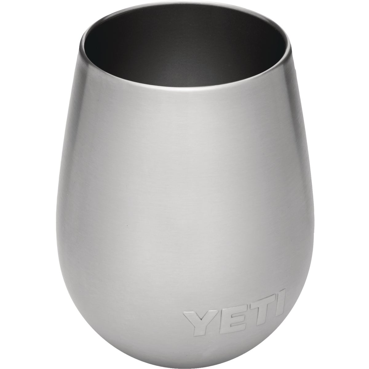 Yeti Rambler 10 Oz. Silver Stainless Steel Insulated Wine Tumbler