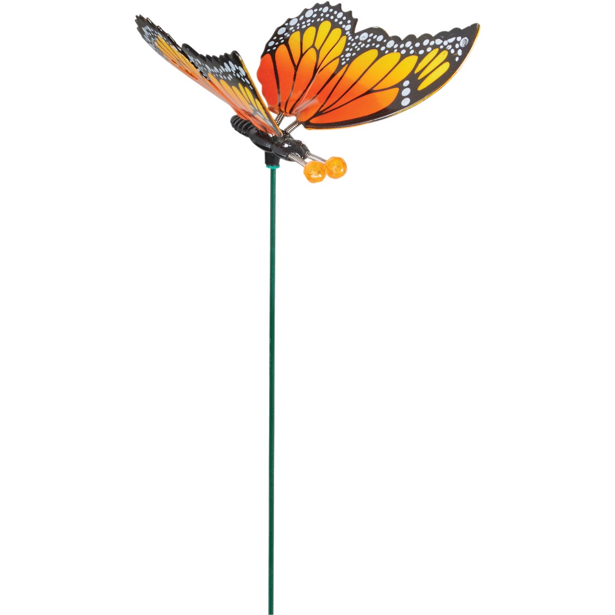 Exhart WindyWings 16 In. H. Plastic Monarch Butterfly Garden Stake