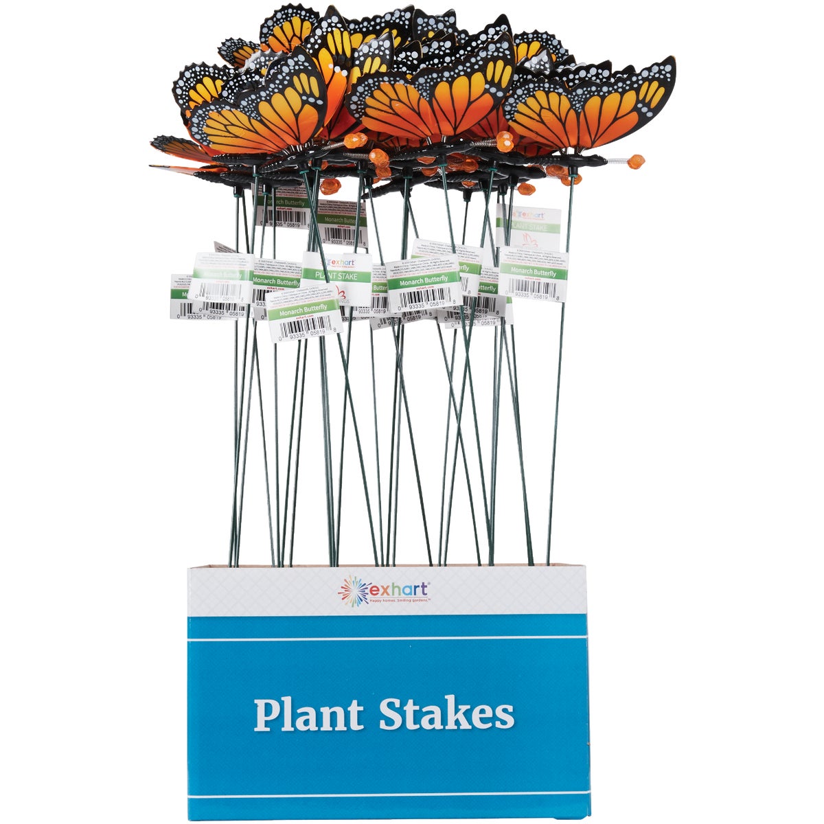 Exhart WindyWings 16 In. H. Plastic Monarch Butterfly Garden Stake