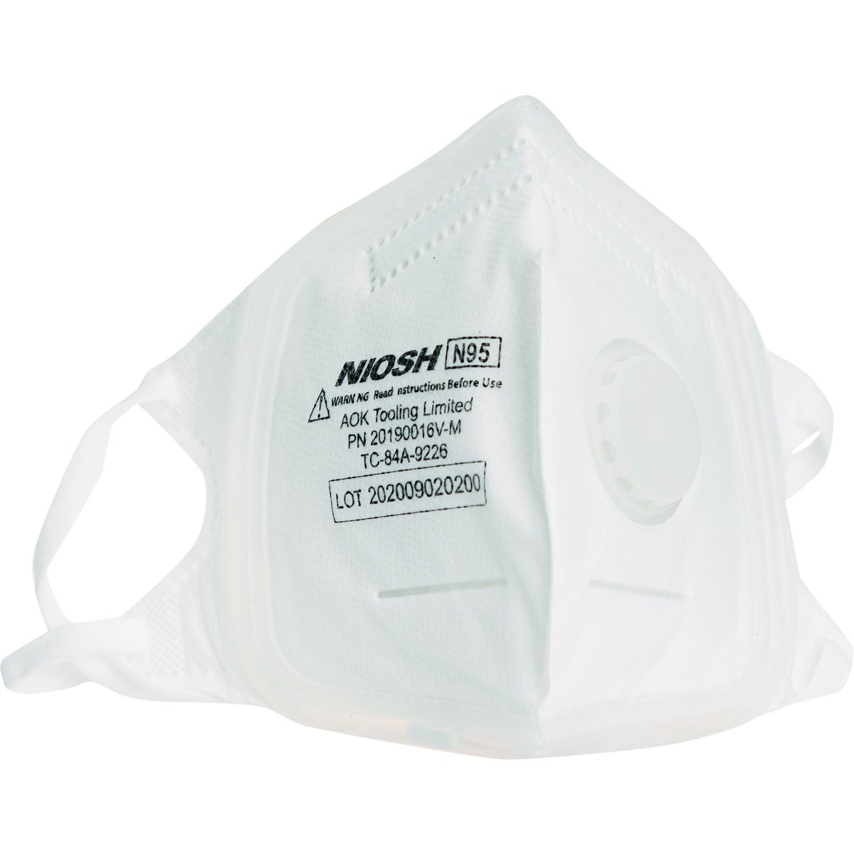 Softseal V-Fold Design N95 Medium 360-Degree Silicone Seal Respirator With Valve (3-Pack)