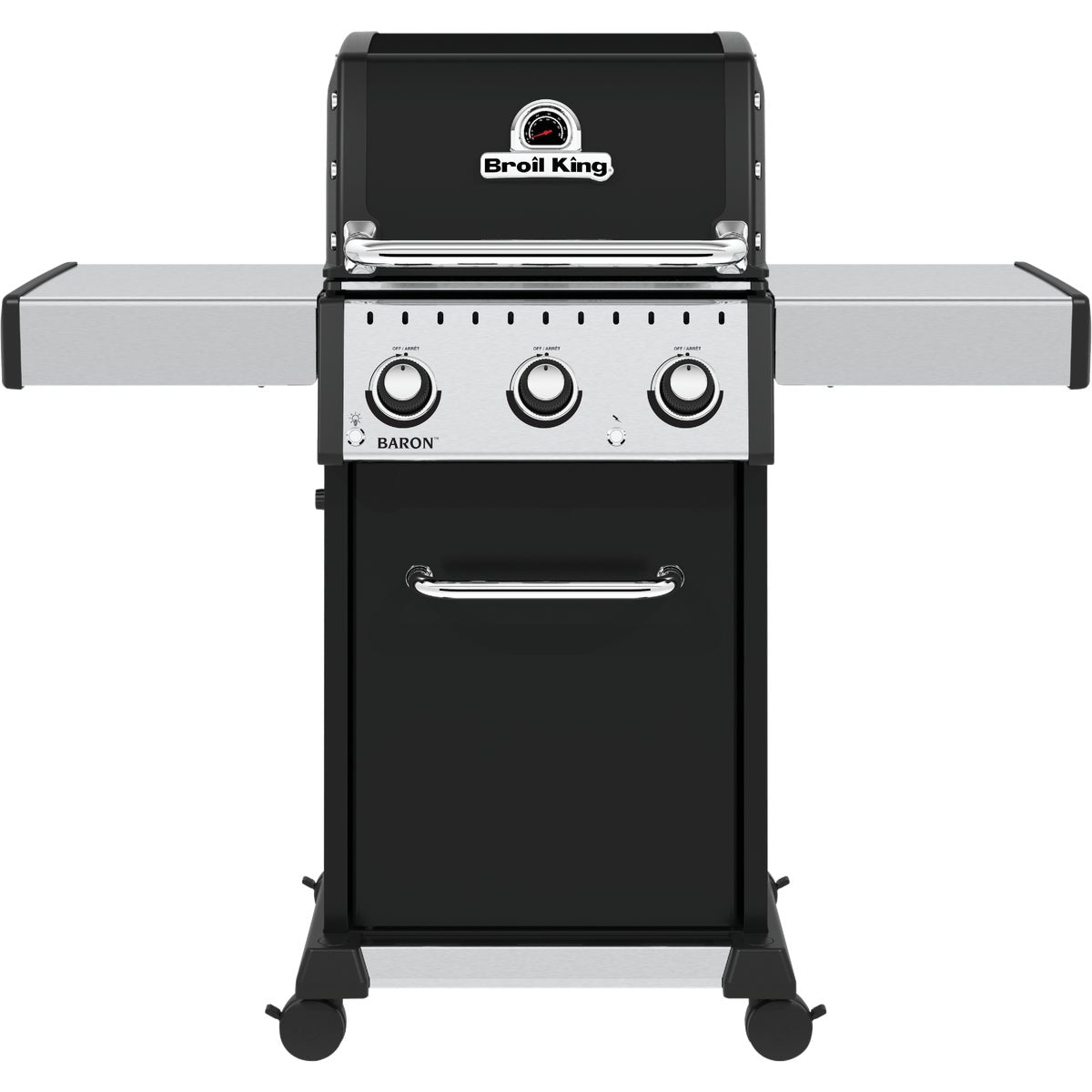 Broil King Baron 320 Pro 3-Burner Black 32,000 BTU LP Gas Grill