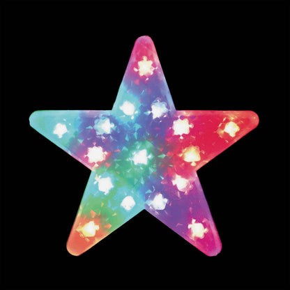 Alpine 15 In. Flashing LED Multi-Color Christmas Star Lighted Decoration