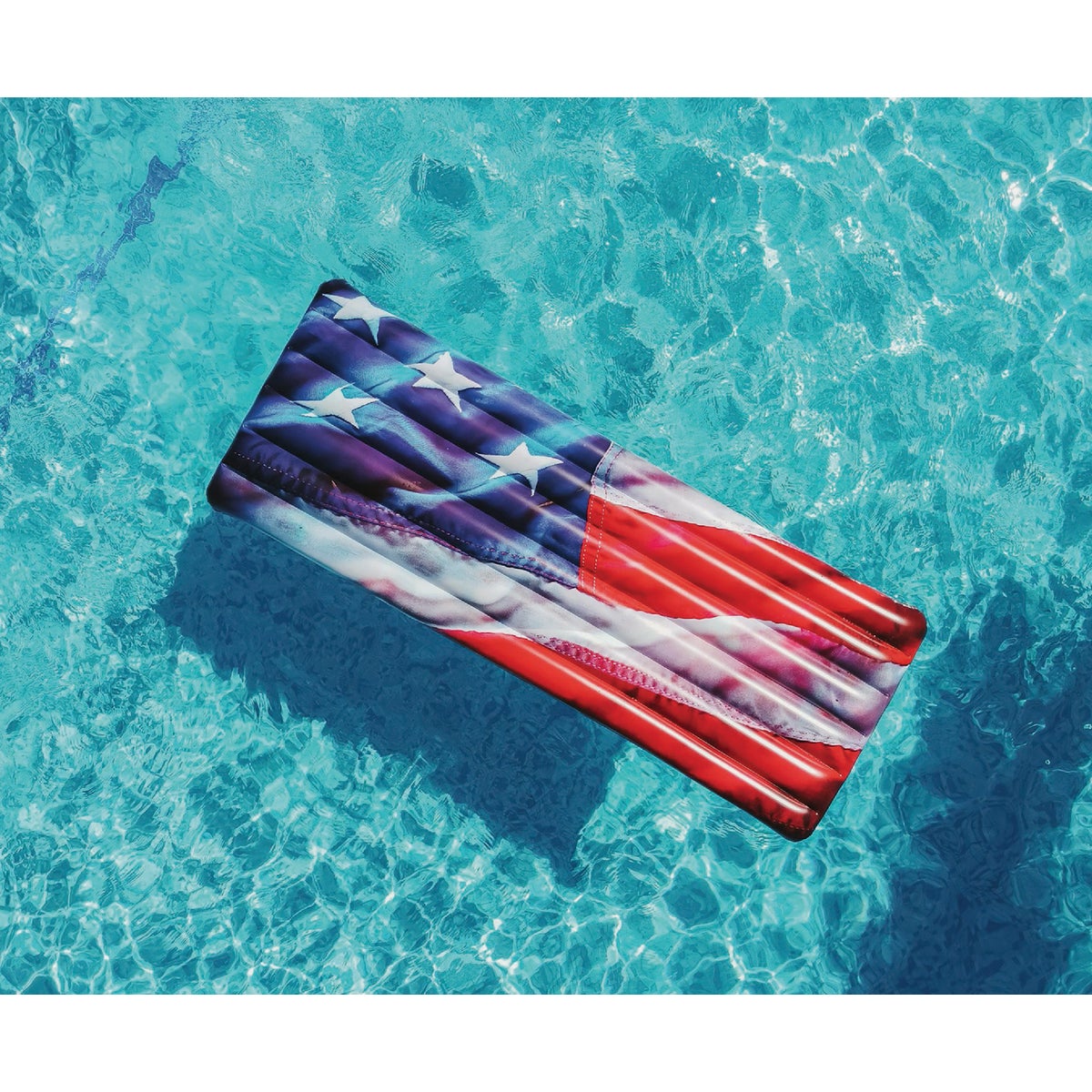 PoolCandy Stars & Stripes Deluxe Mattress Pool Raft