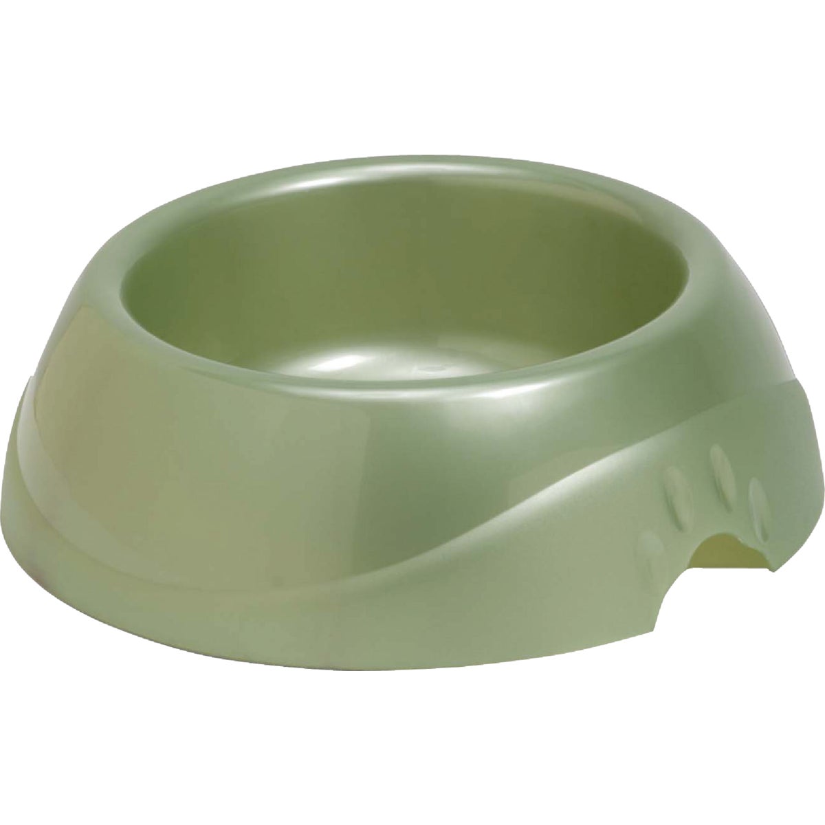 Petmate Plastic Round Large Designer Pet Food Bowl