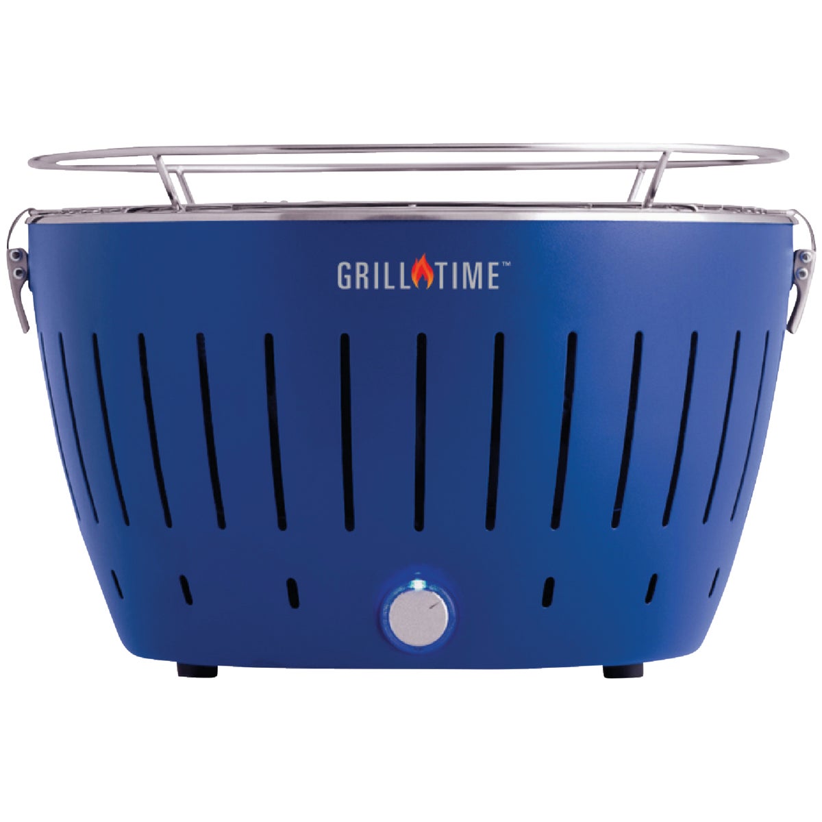 Grill Time Tailgater GT Blue 124 Sq. In. Charcoal Portable Grill