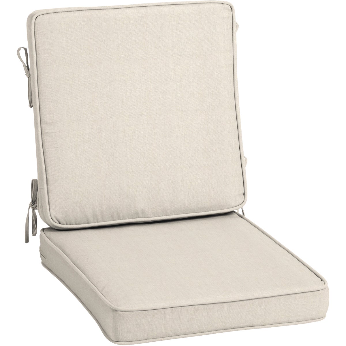 Arden Selections ProFoam 20 In. W. x 3.5 In. H. x 40 In. L. Acrylic Outdoor Dining Chair Cushion, Sand