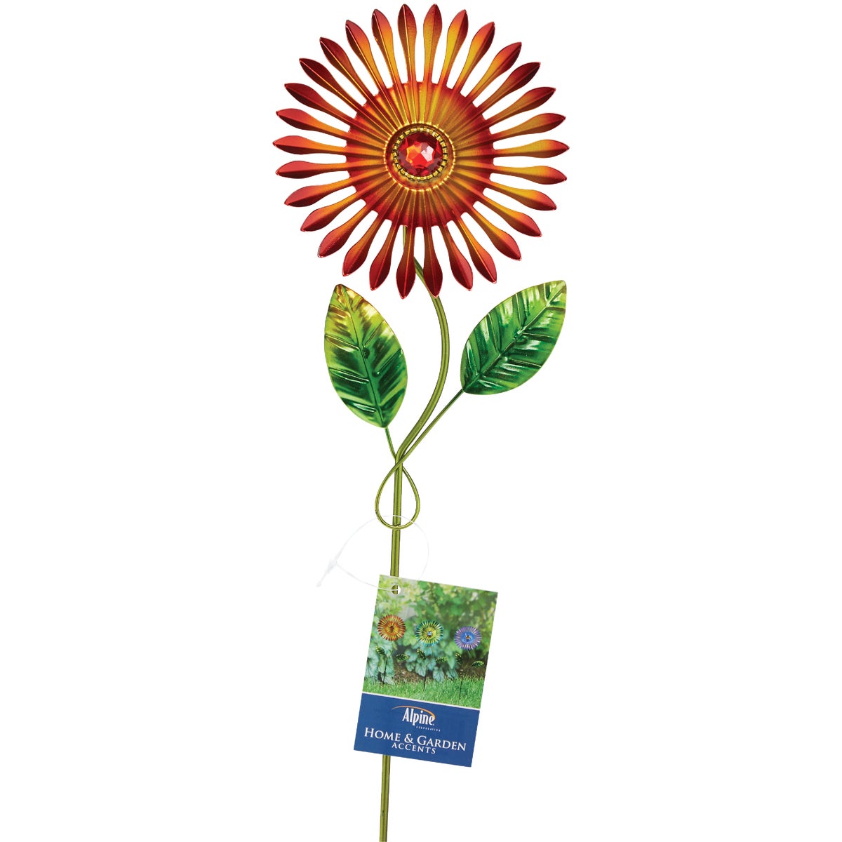 Alpine 16 In. H. Colorful Metal Flower Pot Stake