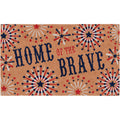 Natco Home 18 In. x 30 In. Coir Outdoor Doormat, Patriotic Fireworks
