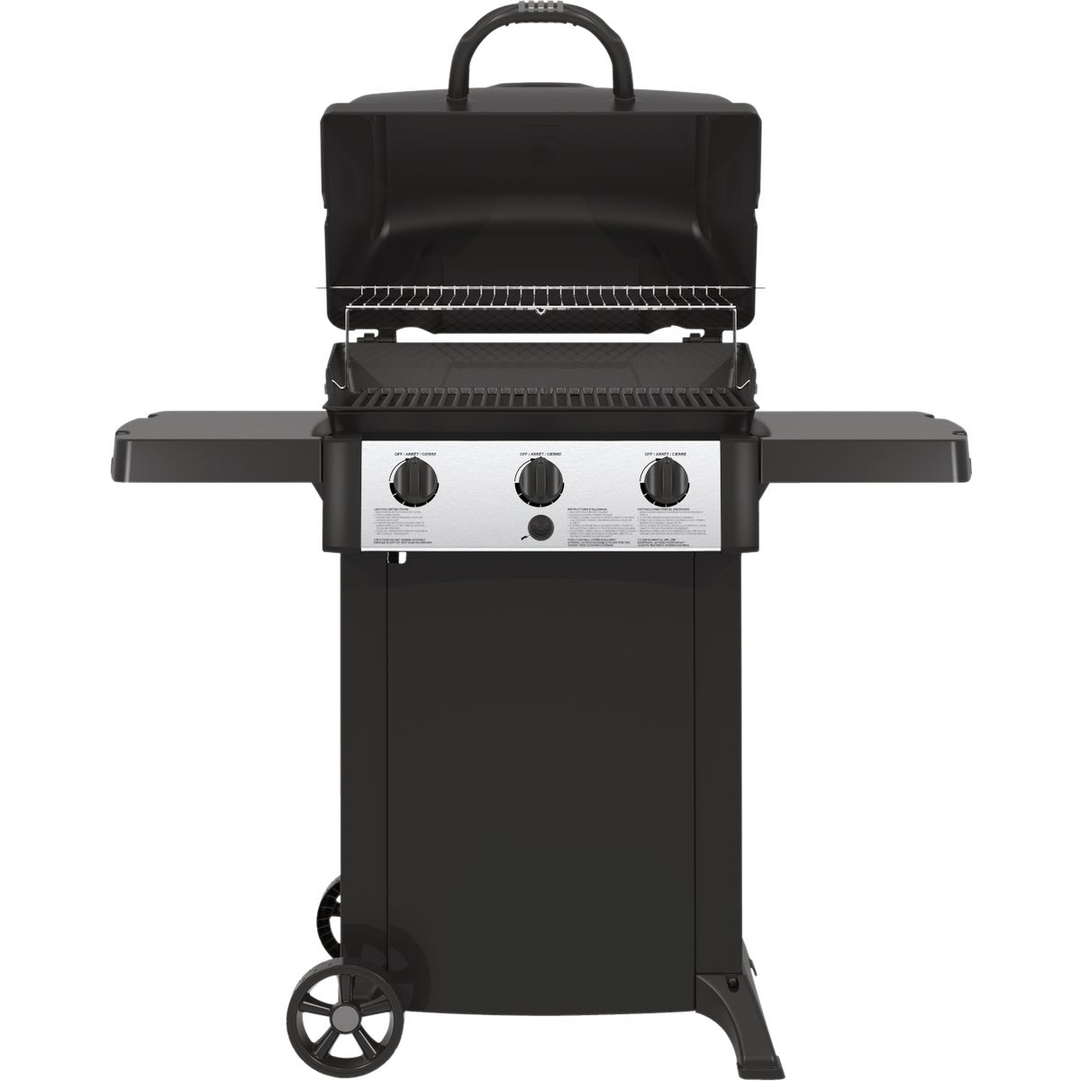 Huntington 3-Burner Black 24,000 BTU LP Gas Grill