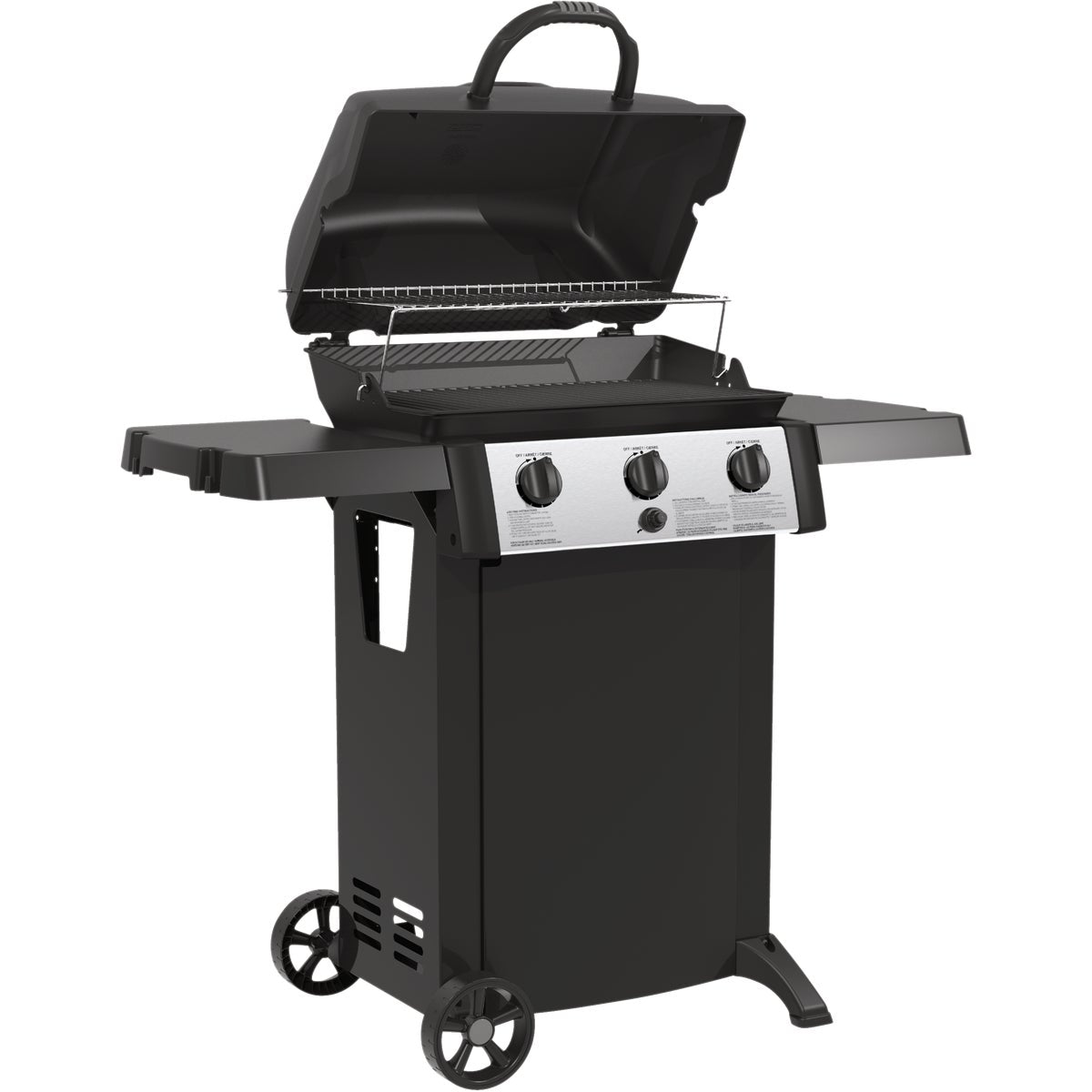 Huntington 3-Burner Black 24,000 BTU LP Gas Grill