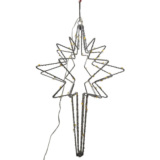 Alpine 18 In. LED Warm White Bethlehem Star Lighted Decoration