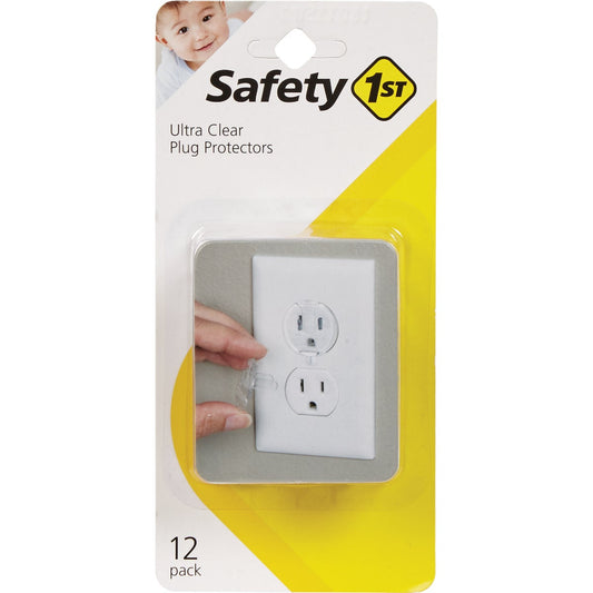 Safety 1st Ultra Clear Outlet Plugs (12-Pack)