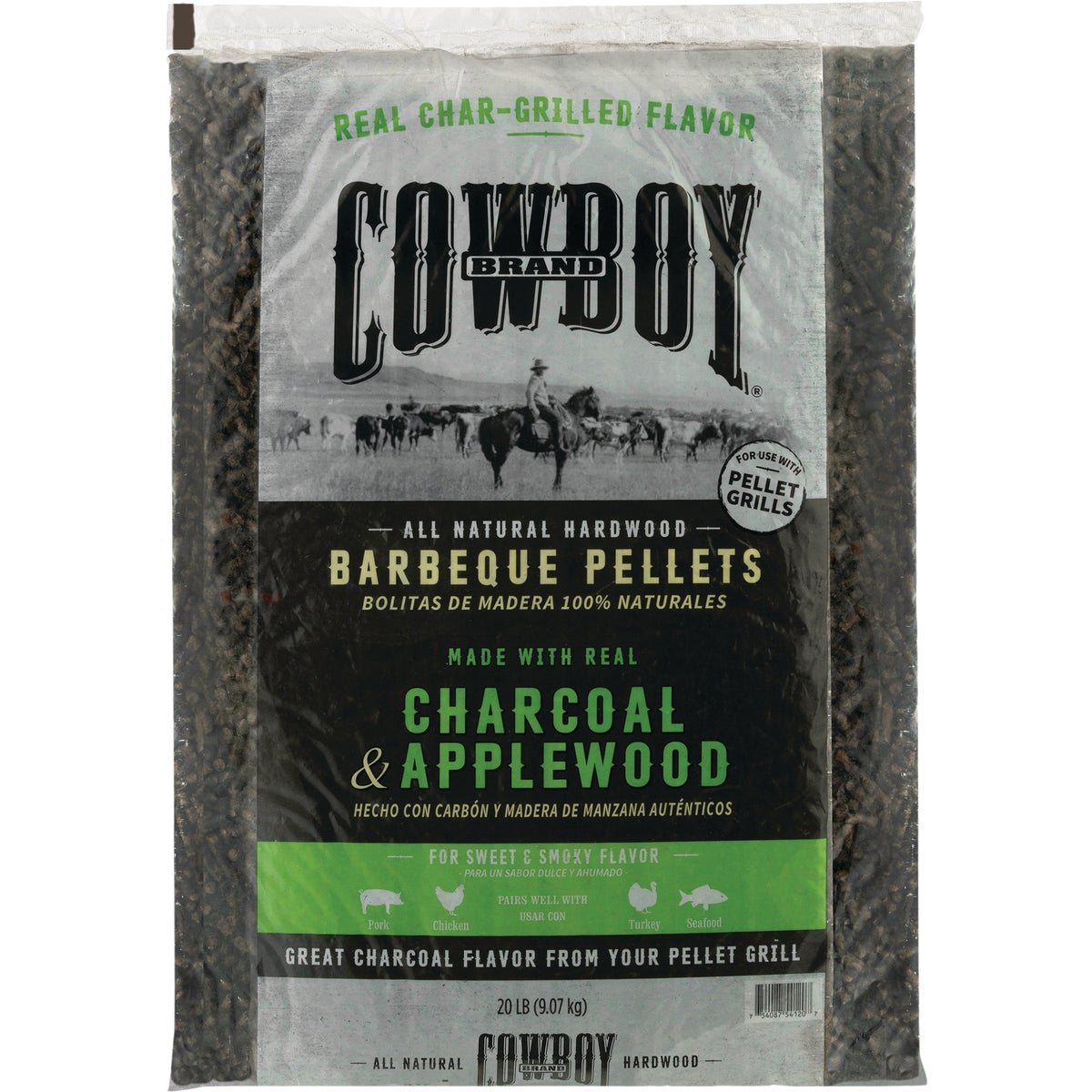 Cowboy 20 Lb. Apple Charcoal Pellets