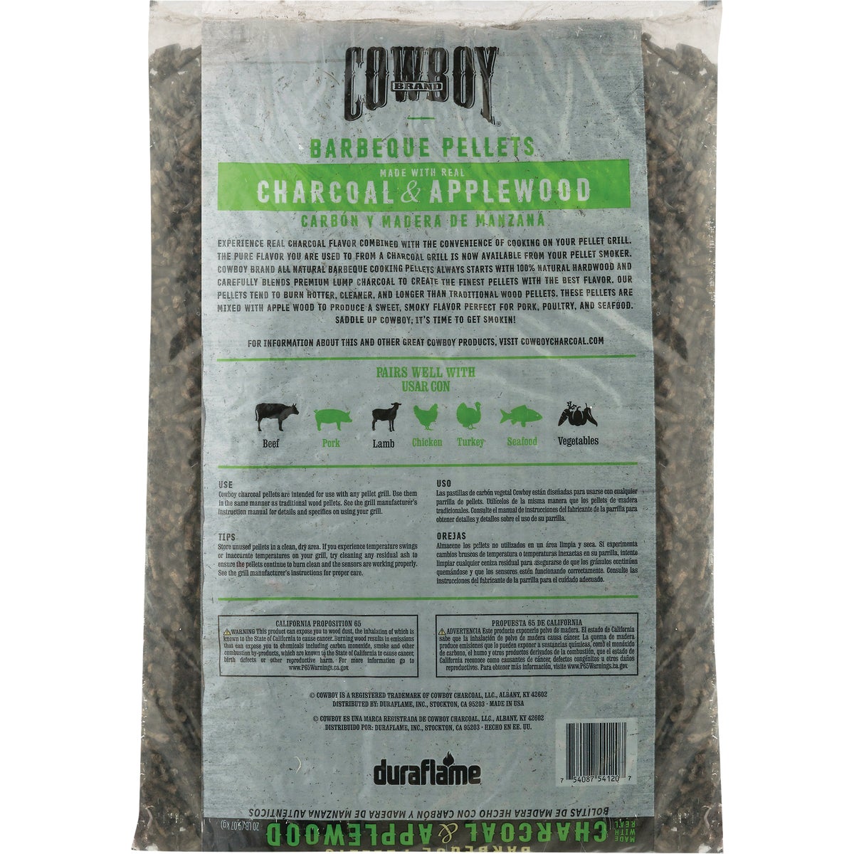 Cowboy 20 Lb. Apple Charcoal Pellets