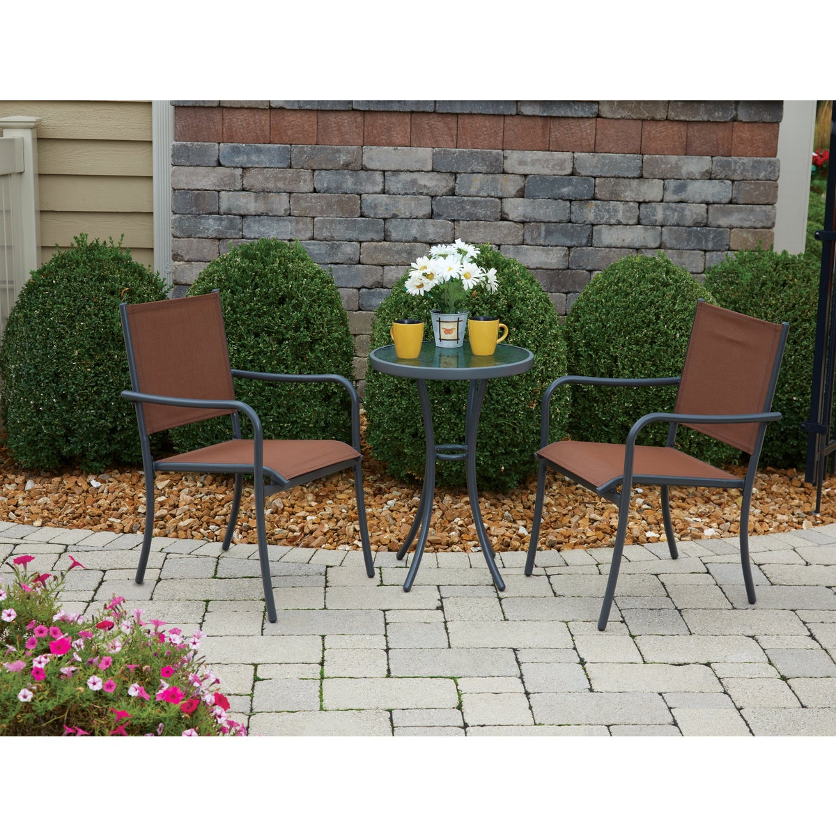 Outdoor Expressions Del Mar 3-Piece Chat Set