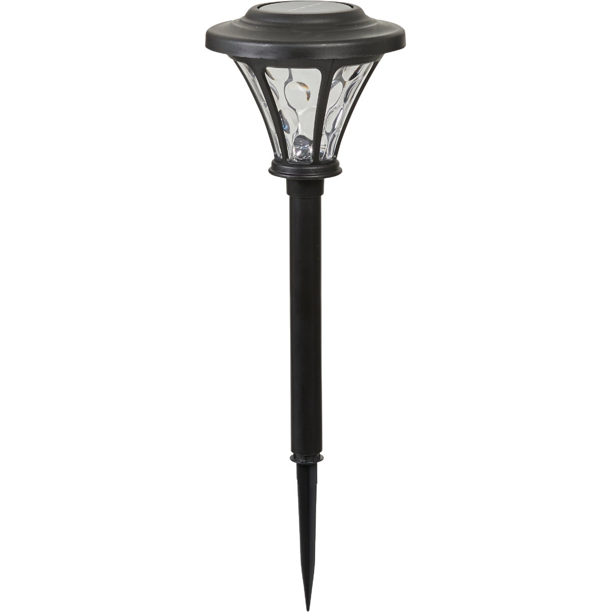 Moonrays Black 5-Lumen Plastic LED Solar Path Light
