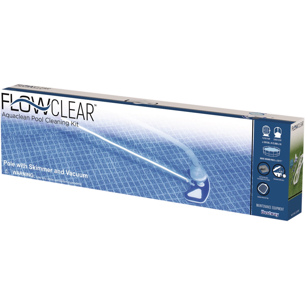 Bestway Flowclear AquaClean Pool Cleaning Vacuum Kit