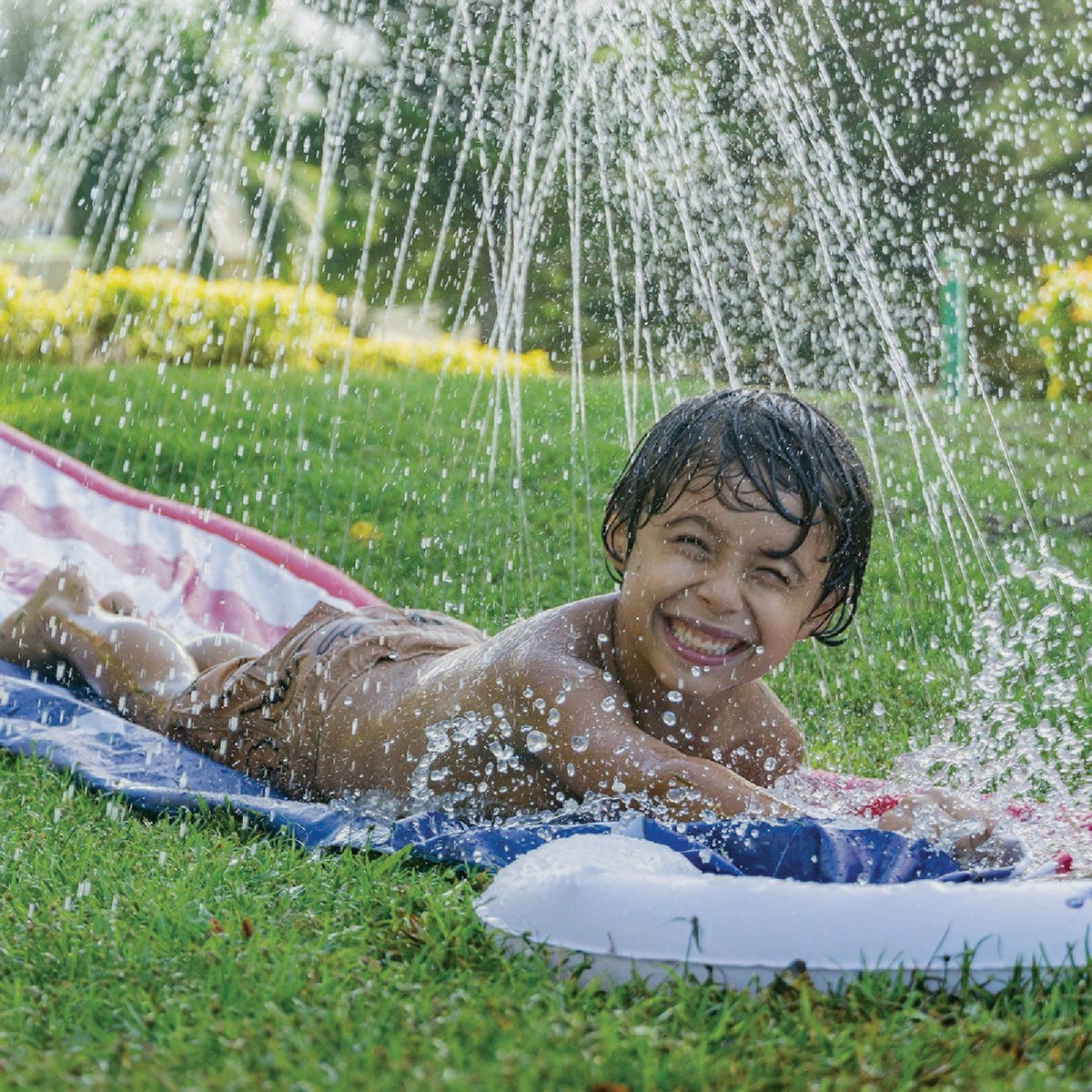 PoolCandy 14 Ft. Stars & Stripes Backyard Water Slide