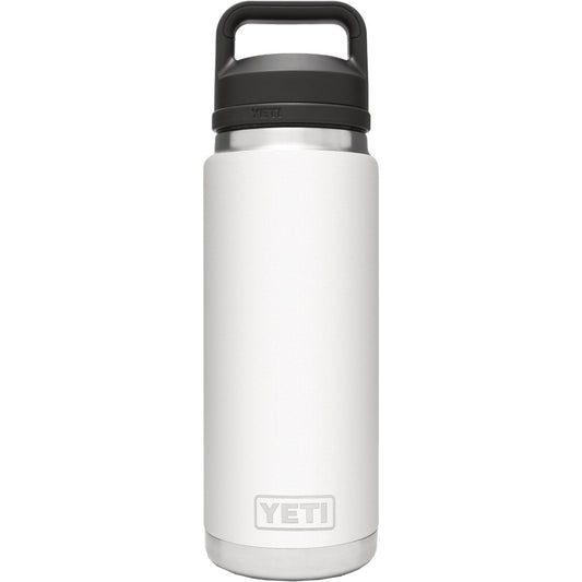 Yeti Rambler 26 Oz. White Stainless Steel Insulated Vacuum Bottle with Chug Cap