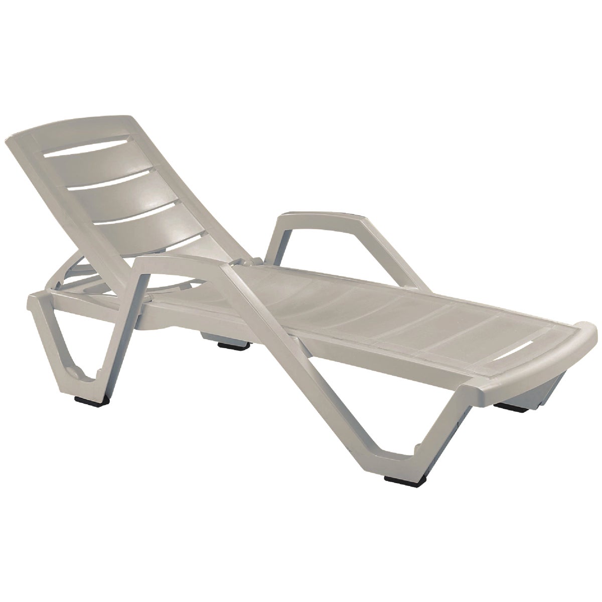 Gracious Living Baja Sandstone Resin Resort Style Lounger