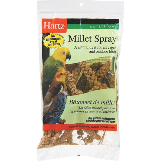 Hartz Millet Spray Bird Treat (12-Pack)