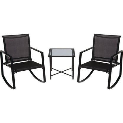 Outdoor Expressions Huntington Sling Chat Set (3-Piece)