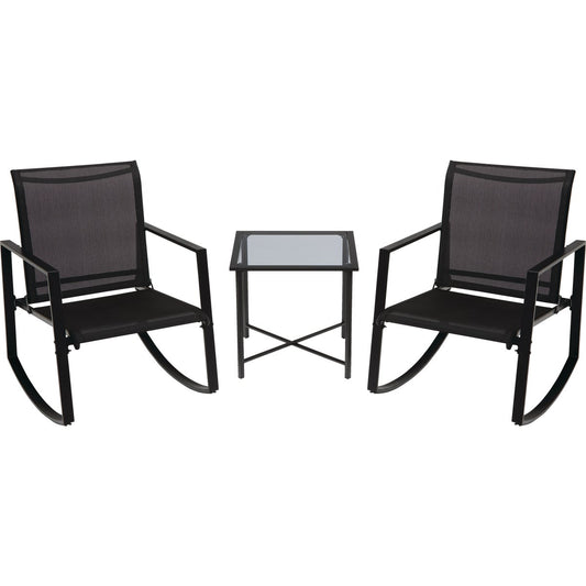 Outdoor Expressions Huntington Sling Chat Set (3-Piece)