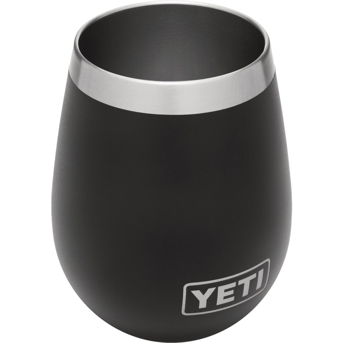 Yeti Rambler 10 Oz. Black Stainless Steel Insulated Wine Tumbler