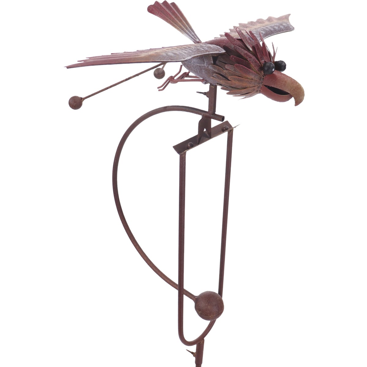 Terre Verde 50 In. Steel Maurice Rocking Bird Garden Stake