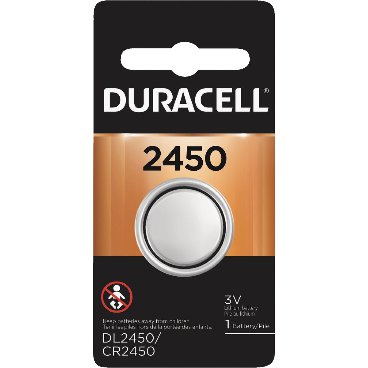 Duracell 2450 Lithium Coin Cell Battery