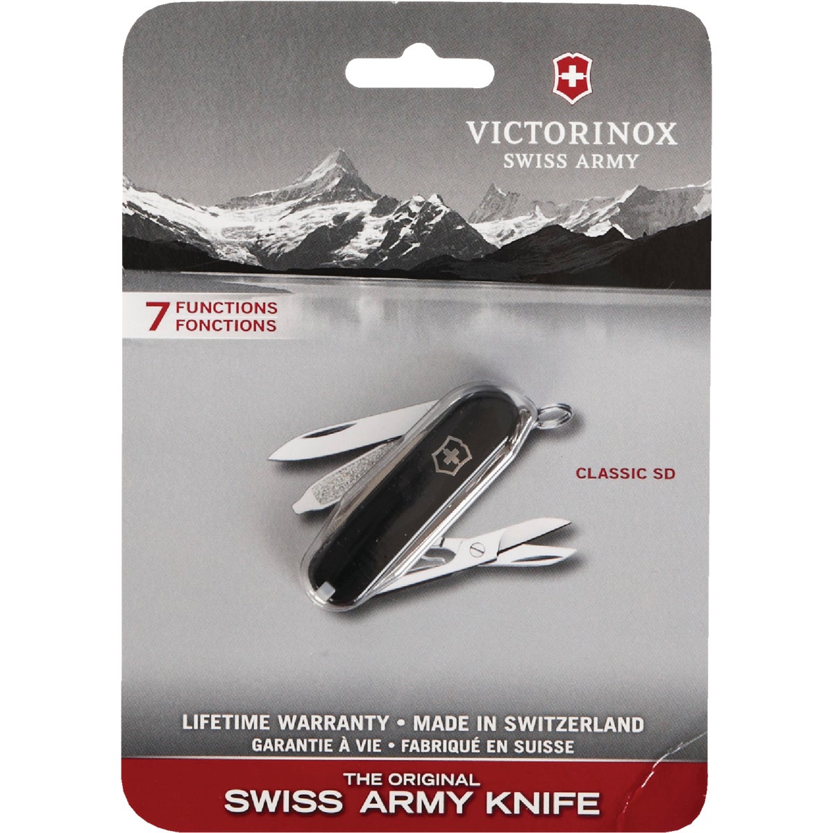 Victorinox Classic 6-Function 2-1/4 In. Black Swiss Army Knife