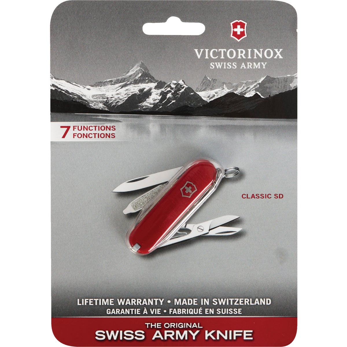 Victorinox Classic 6-Function 2-1/4 In. Red Swiss Army Knife