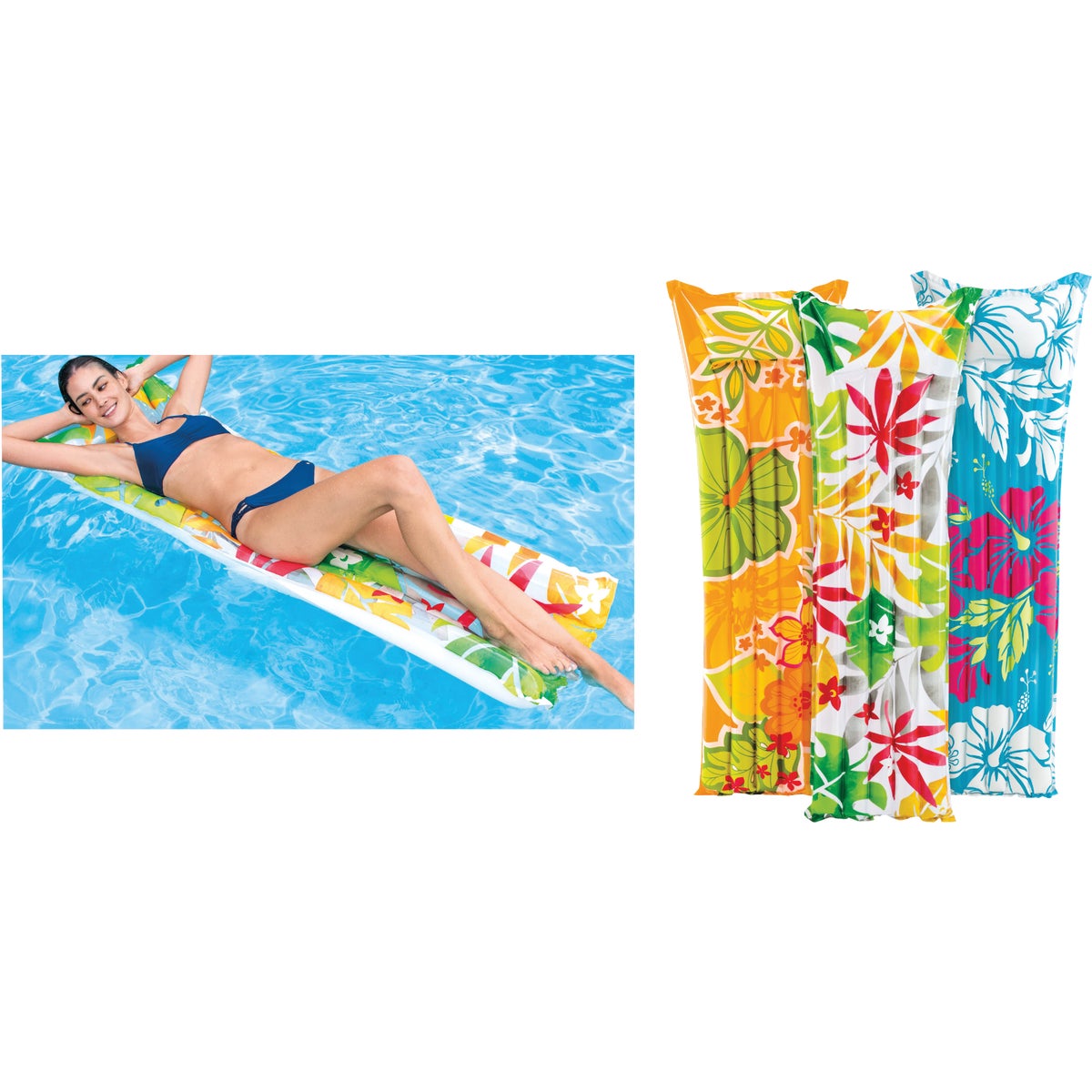 Intex Transparent Fashion Mat Pool Float