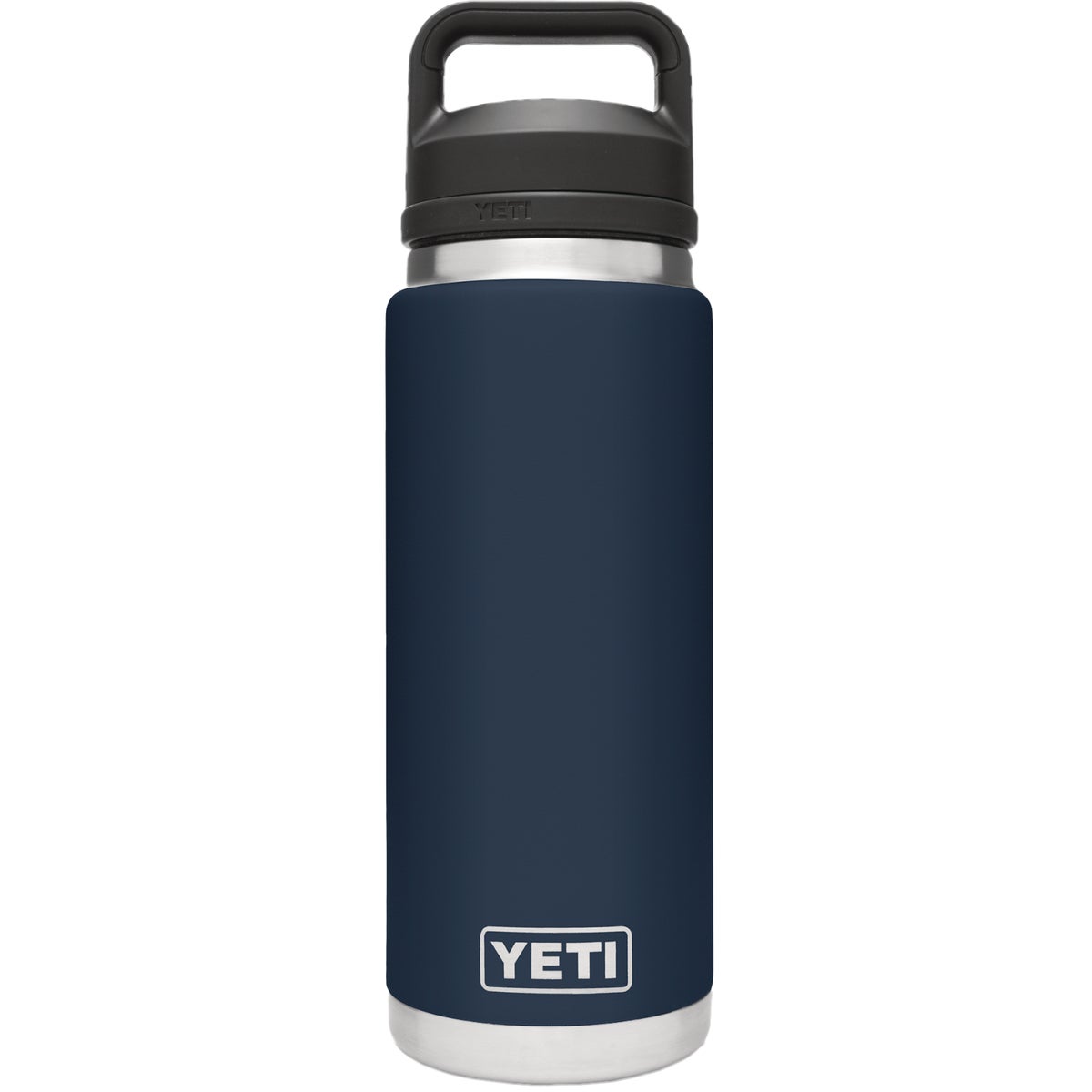 Yeti Rambler 26 Oz. Navy Stainless Steel Insulated Vacuum Bottle with Chug Cap