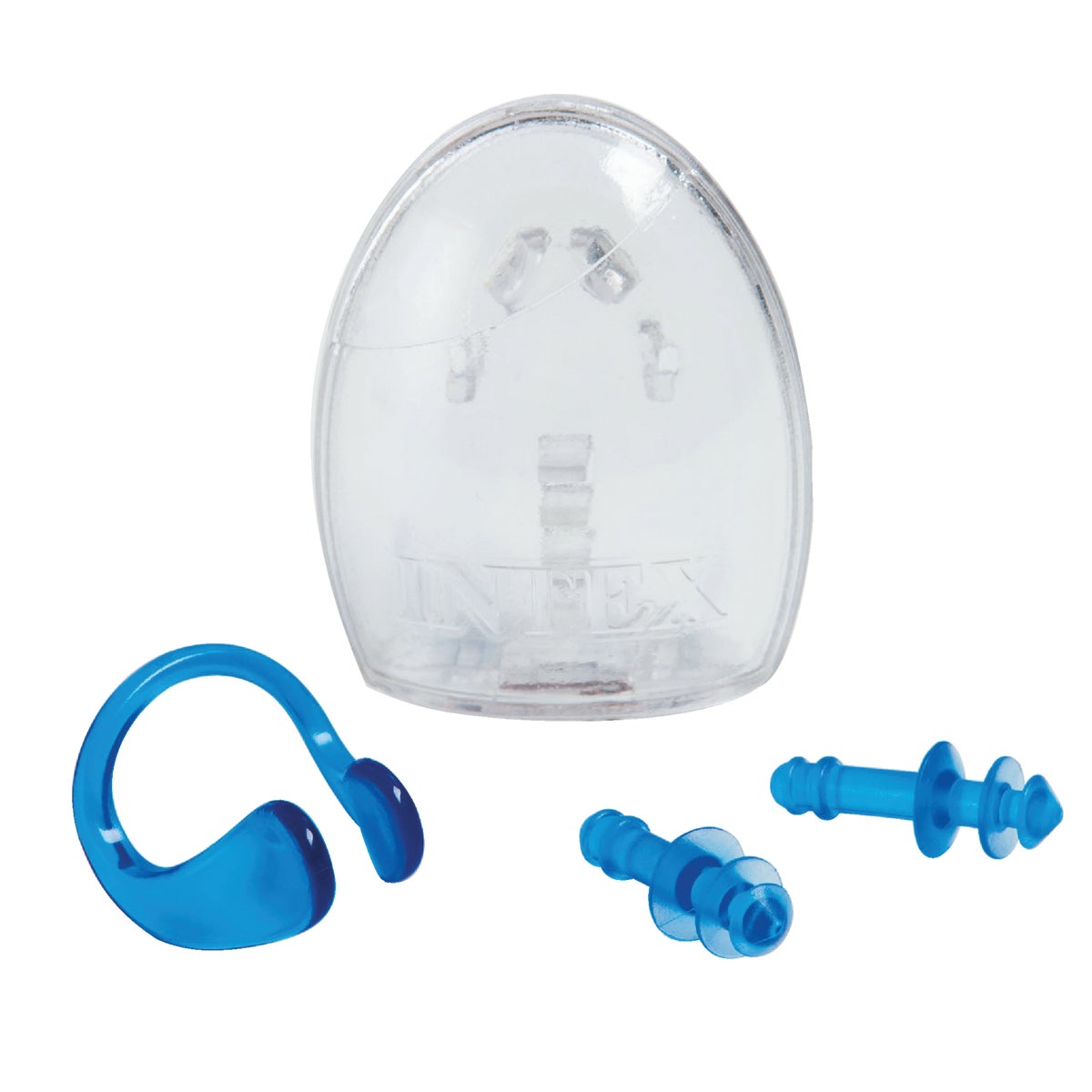 Intex Soft Rubber Nose and Ear Plugs with Case