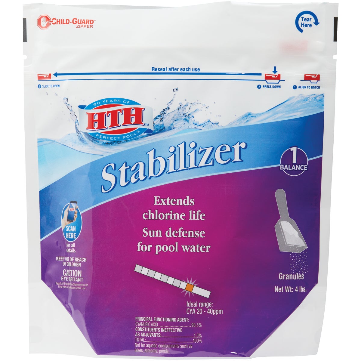 HTH 4 Lb. Pool Stabilizer Granule