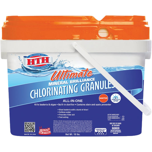 HTH 18 Lb. Ultimate Mineral Brilliance Chlorine Granule