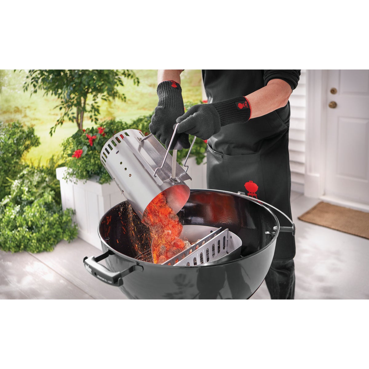 Weber 7-1/2 In. Aluminized Steel Chimney Charcoal Starter